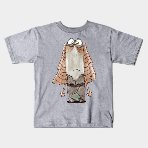 Jar Jar Binksion Kids T-Shirt by plane_yogurt